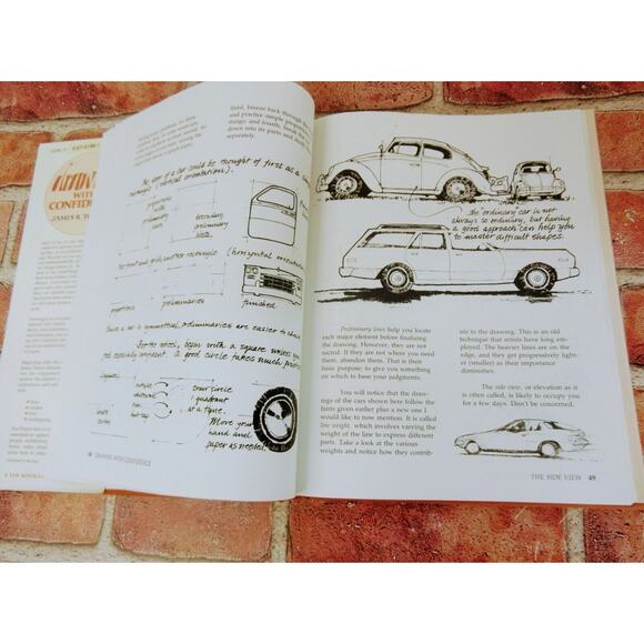 Drawing With Confidence Vtg 1984‎ James R Turner 1st Ed HC Art Instruction - Picture 6 of 16